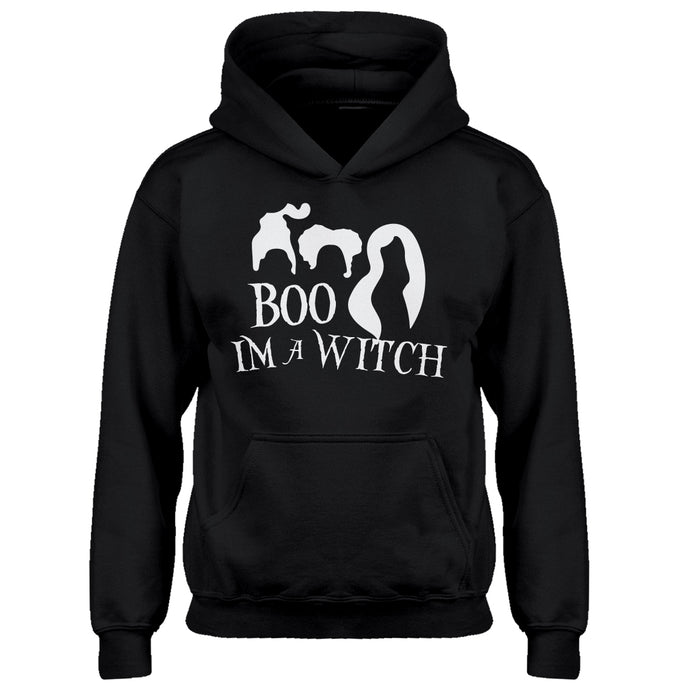 Youth Boo! I'm a Witch! Kids Hoodie