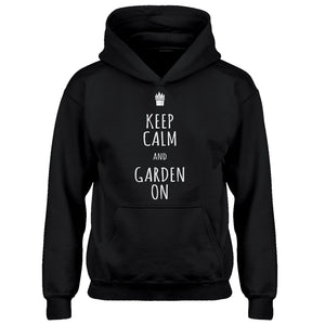 Hoodie Keep Calm and Garden On Kids Hoodie