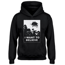 Youth I Want to Believe Flying Spaghetti Monster Kids Hoodie