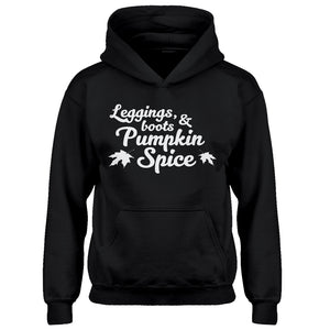 Youth Leggings, Boots, and Pumpkin Spice Kids Hoodie