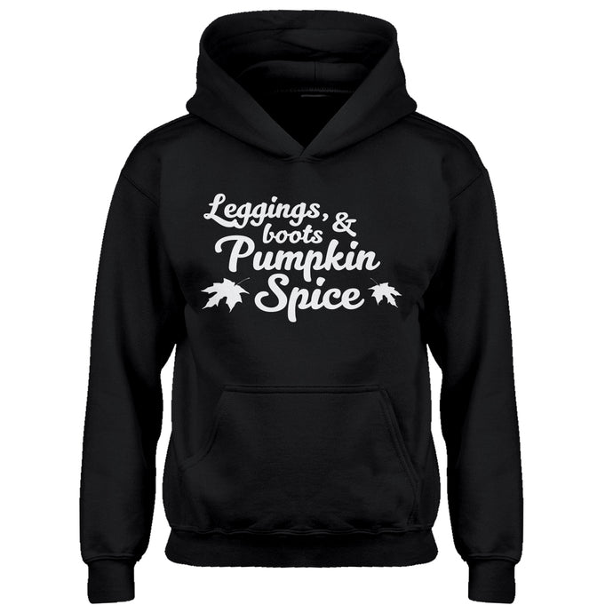 Youth Leggings, Boots, and Pumpkin Spice Kids Hoodie