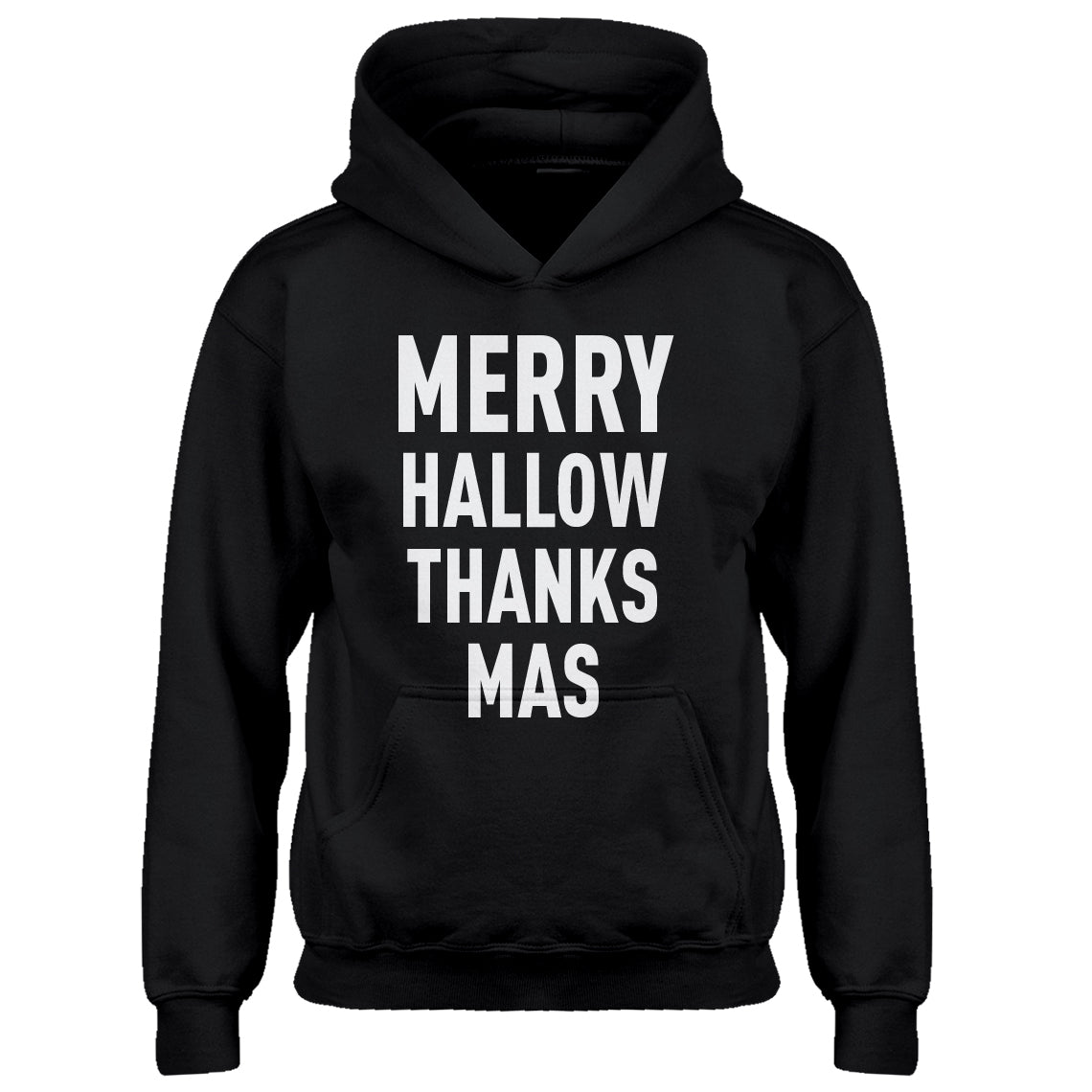 Hoodie Merry Hallow Thanks Mas Kids Hoodie