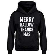Hoodie Merry Hallow Thanks Mas Kids Hoodie