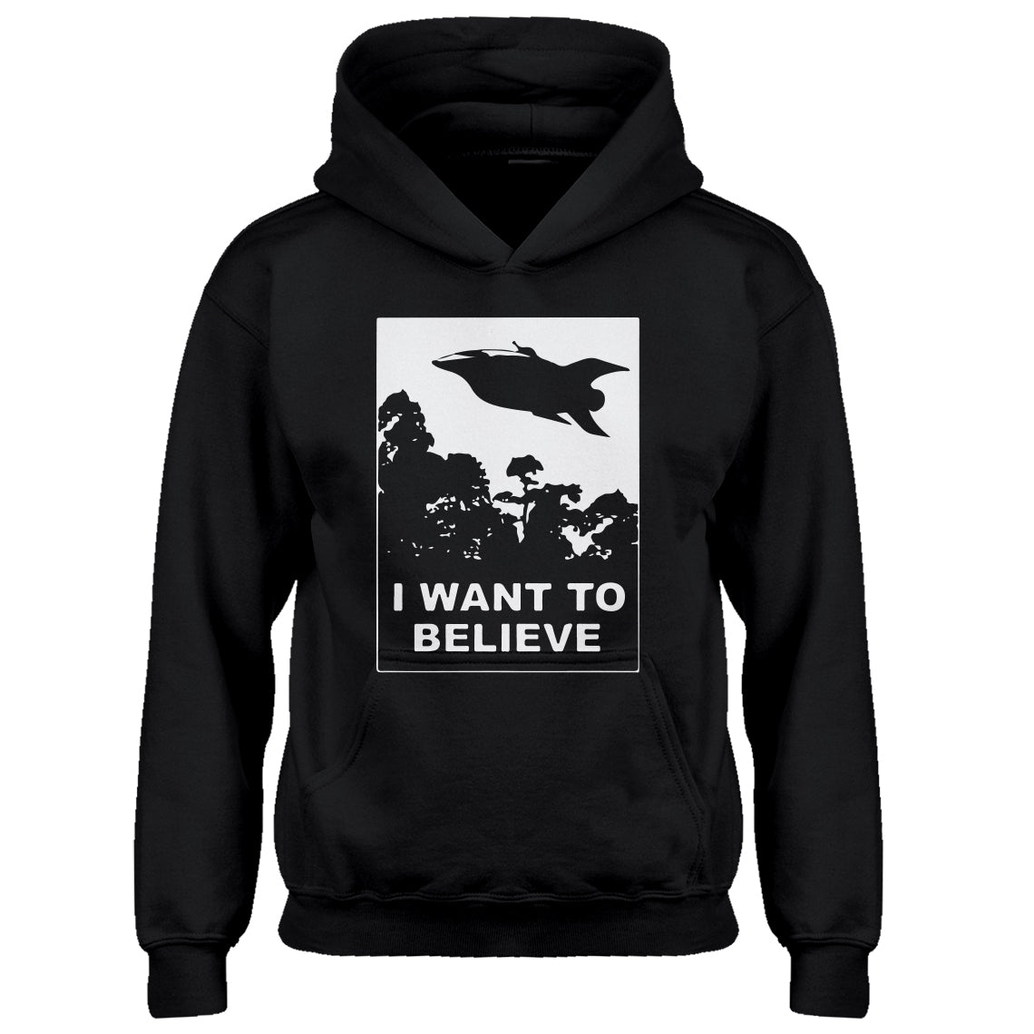 Youth I Want to Believe Planet Express Kids Hoodie
