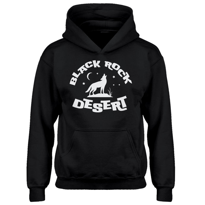 Youth Black Rock Desert Kids Hoodie