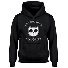 Youth If Cats Could Text Kids Hoodie