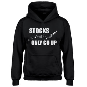 Youth STOCKS ONLY GO UP Kids Hoodie