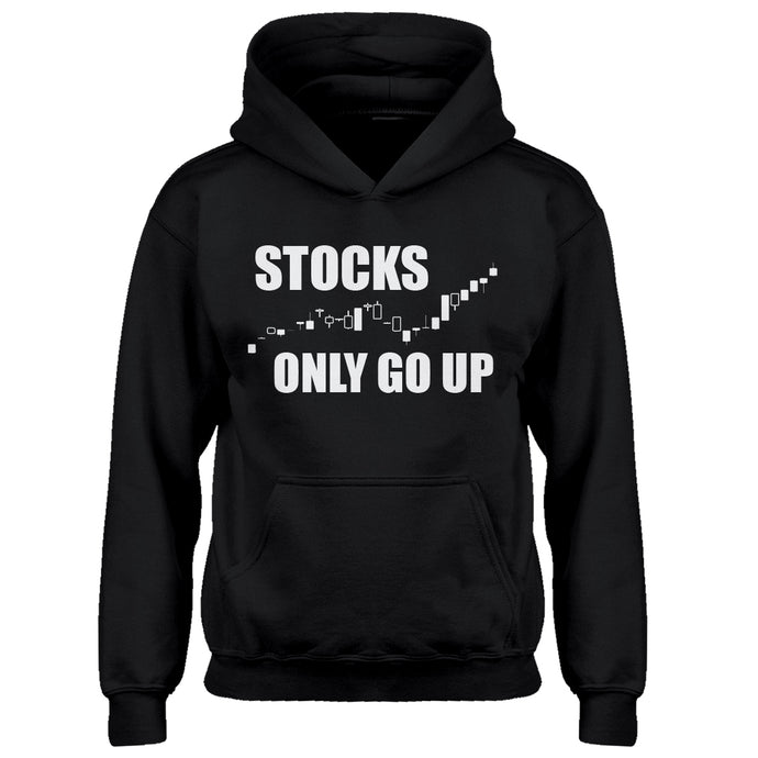 Youth STOCKS ONLY GO UP Kids Hoodie
