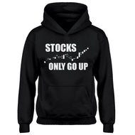 Youth STOCKS ONLY GO UP Kids Hoodie