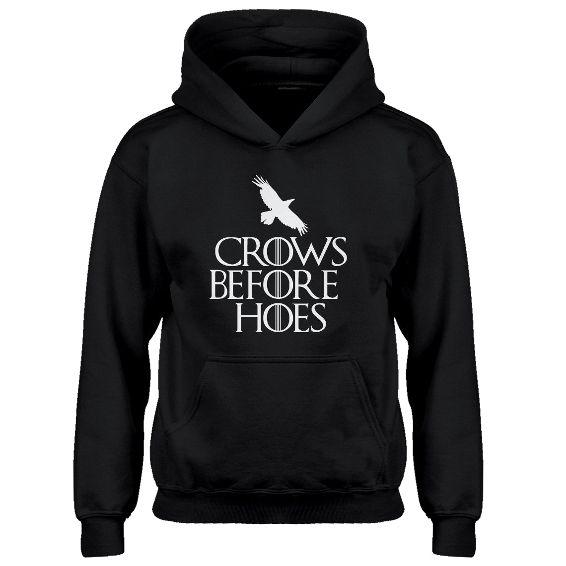Hoodie Crows Before Hoes Kids Hoodie