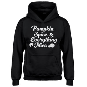 Youth Pumpkin Spice and Everything Nice Kids Hoodie