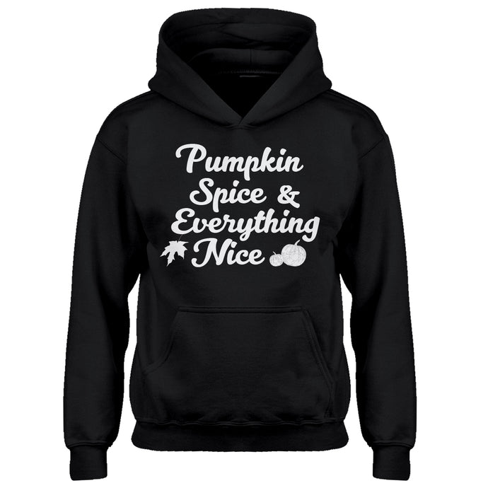 Youth Pumpkin Spice and Everything Nice Kids Hoodie