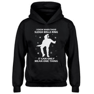 Hoodie When Those Sleigh Bells Ring Kids Hoodie