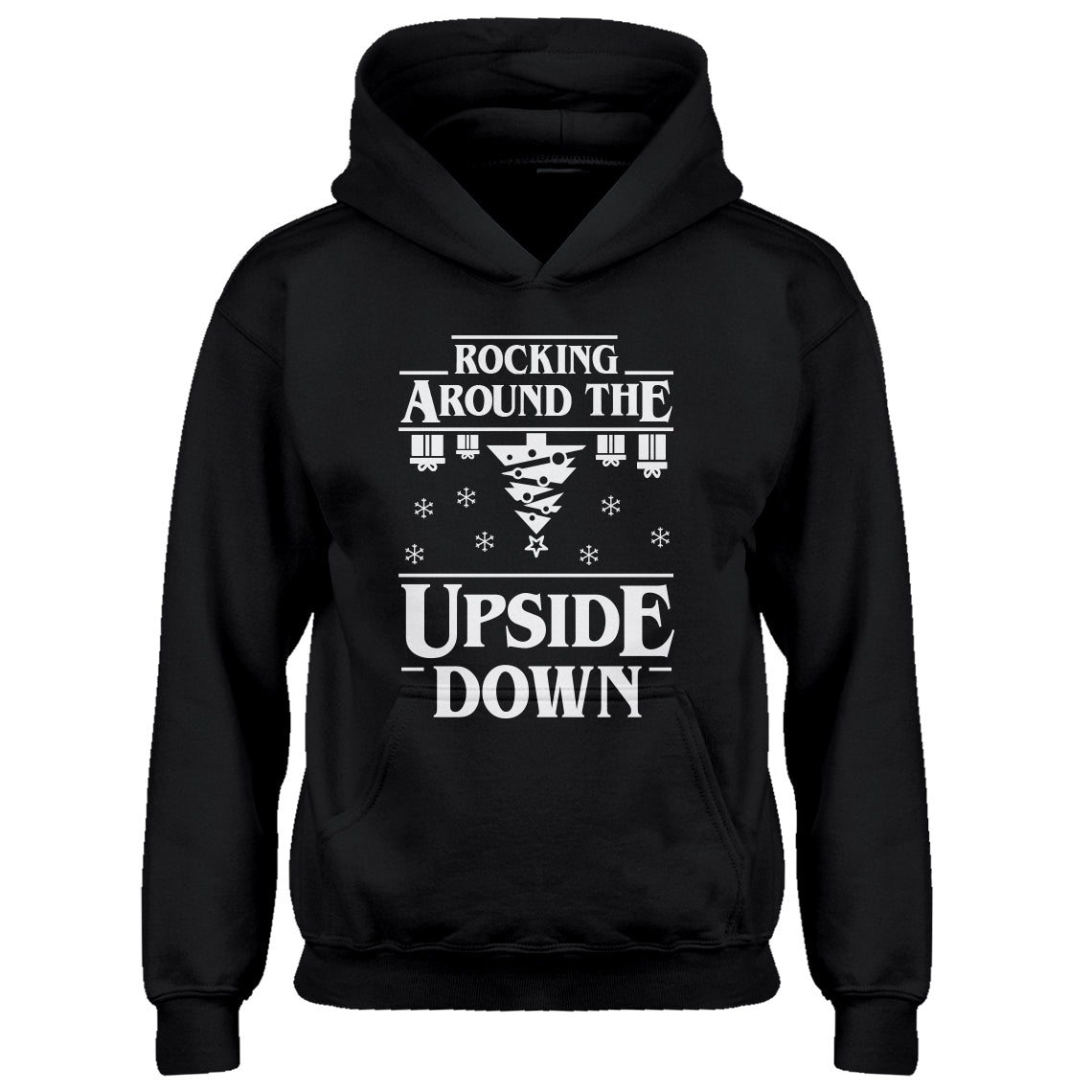 Youth Rocking Around the Upside Down Kids Hoodie