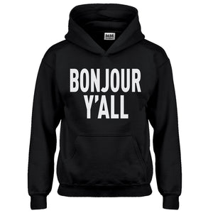 Hoodie Bonjour Yall Kids Hoodie