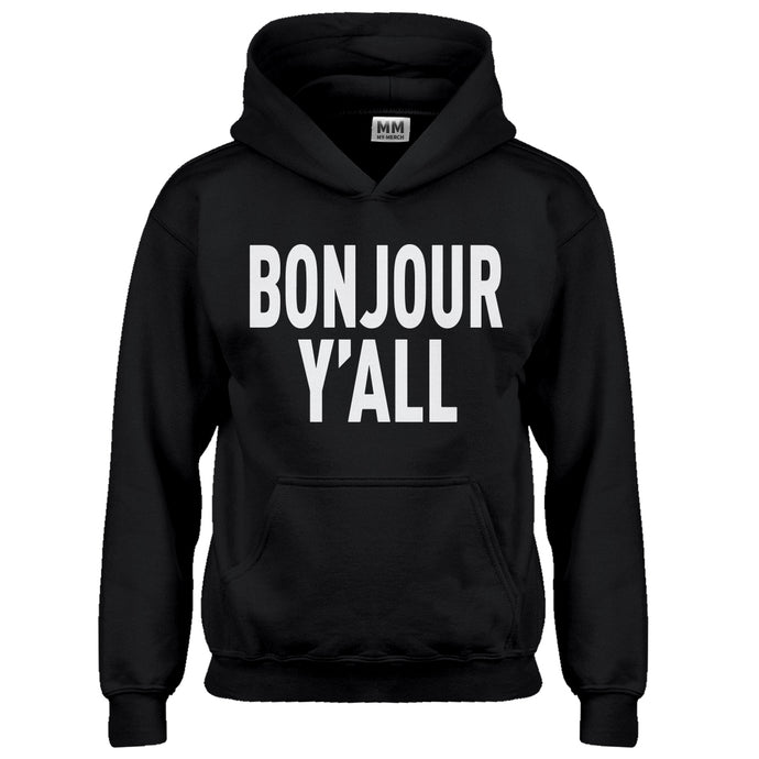 Hoodie Bonjour Yall Kids Hoodie
