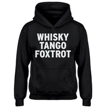 Youth WHISKY TANGO FOXTROT Kids Hoodie