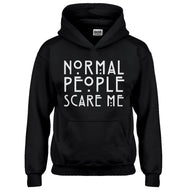 Hoodie Normal People Scare Me Kids Hoodie