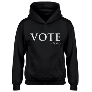 Youth Vote -Plato Kids Hoodie