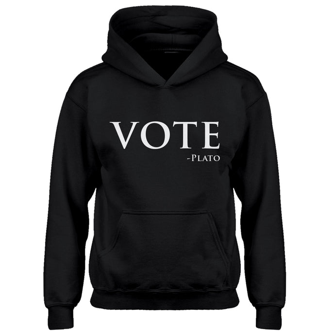 Youth Vote -Plato Kids Hoodie
