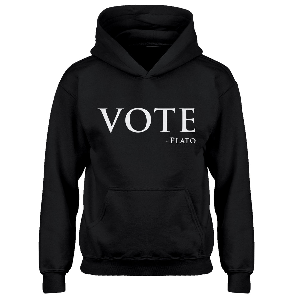 Youth Vote -Plato Kids Hoodie
