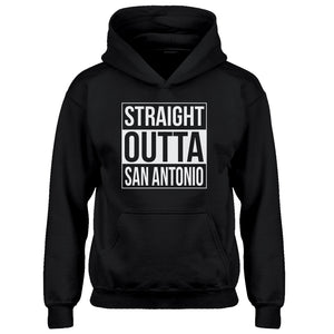 Youth Straight Outta San Antonio Kids Hoodie