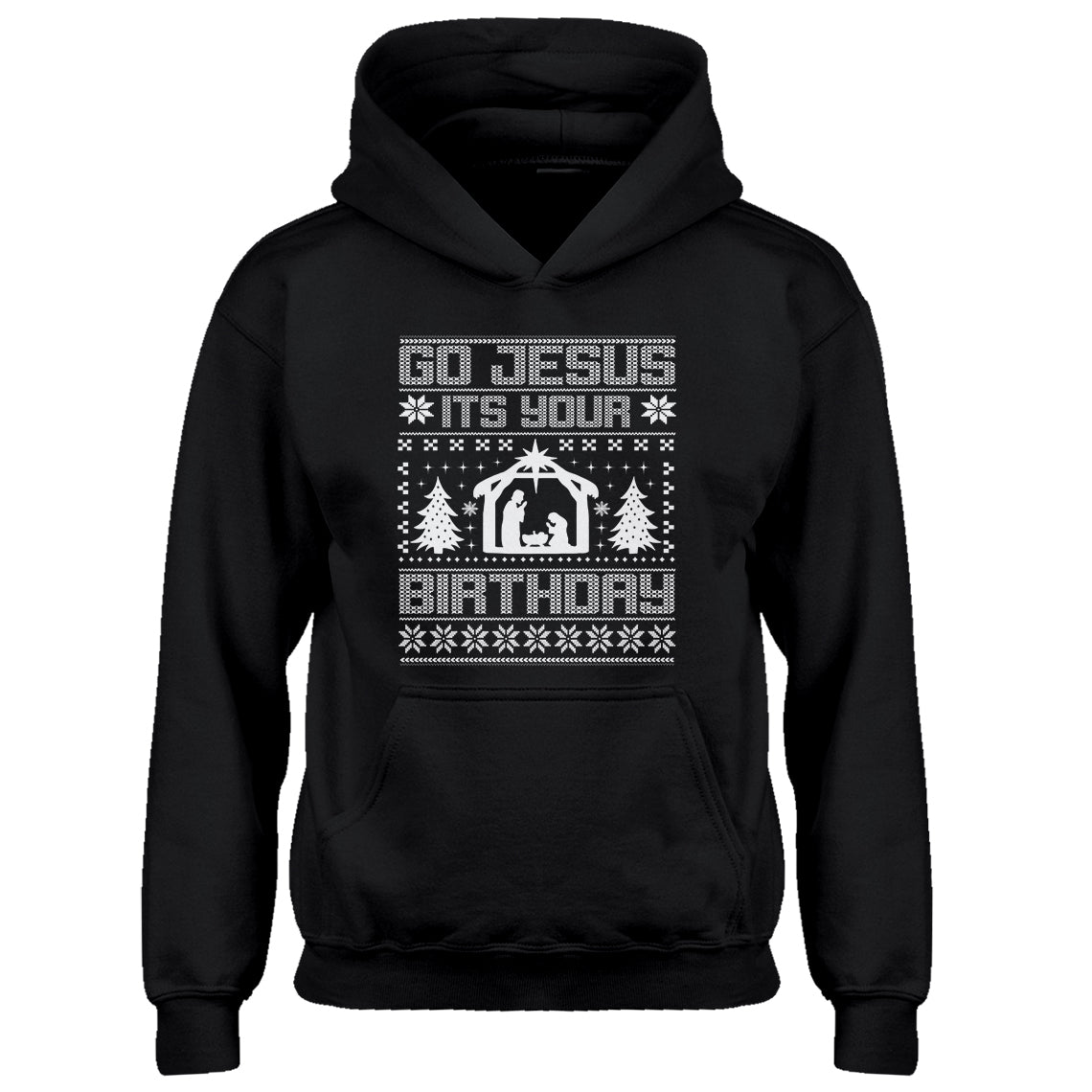 Hoodie Go Jesus Its Your Birthday Kids Hoodie