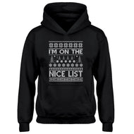 Hoodie Im on the Naughty List Kids Hoodie