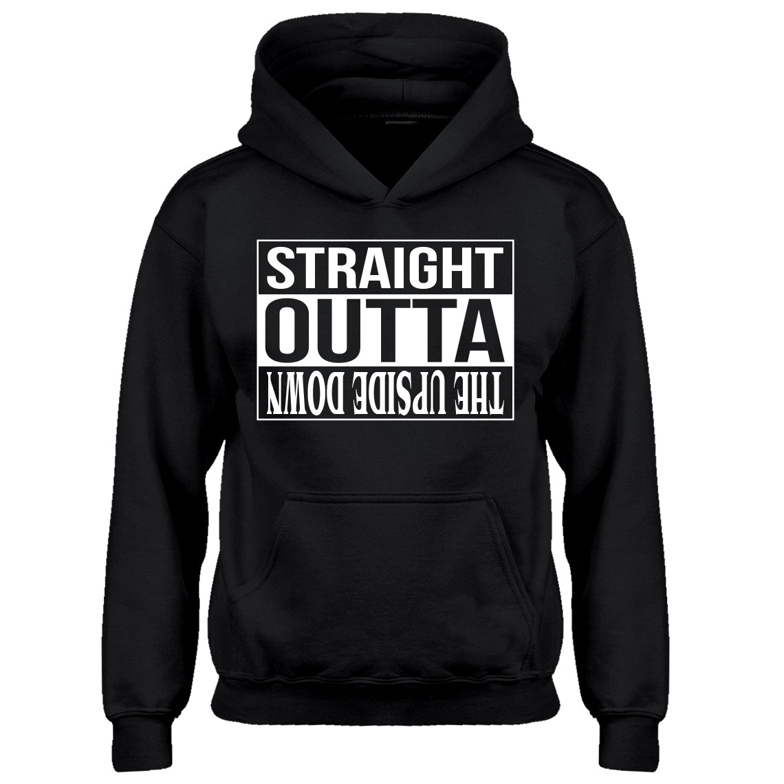 Youth Straight Outta the Upside Down Kids Hoodie