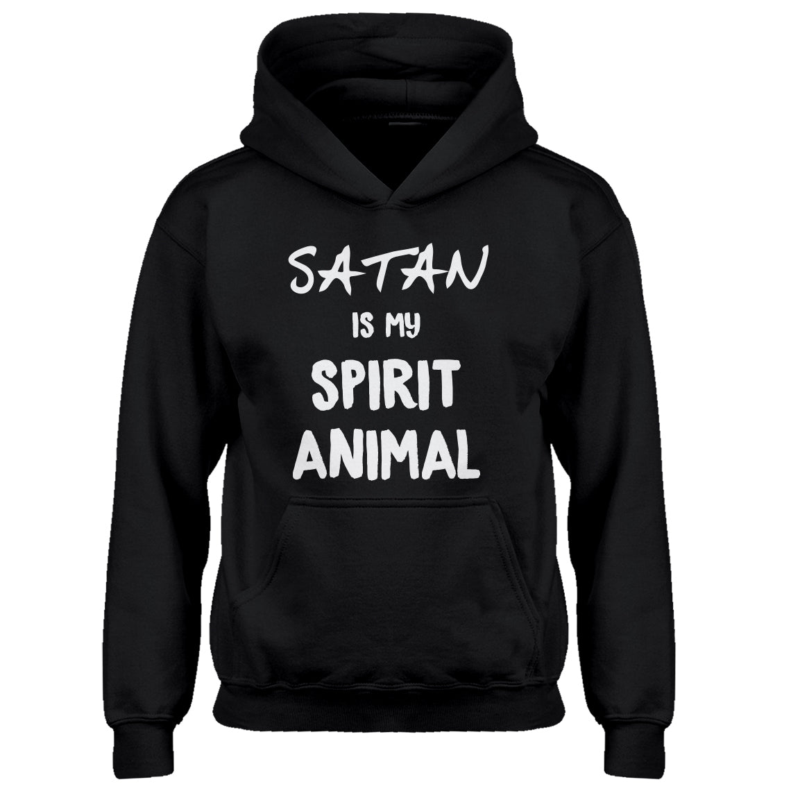 Youth Satan is my Spirit Animal Kids Hoodie