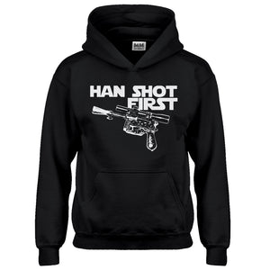 Hoodie Han Shot First Kids Hoodie