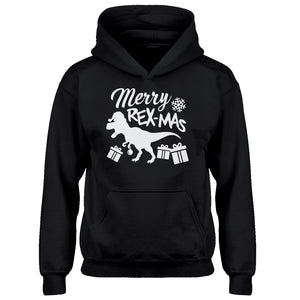 Youth Merry Rex-Mas Kids Hoodie