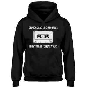 Youth Opinions are like Mixtapes Kids Hoodie