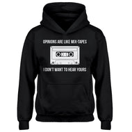 Youth Opinions are like Mixtapes Kids Hoodie
