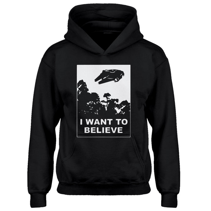 Youth I Want to Believe Star Ship Kids Hoodie