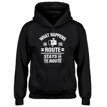 Hoodie What Happens on the Route Stays on the Route Kids Hoodie
