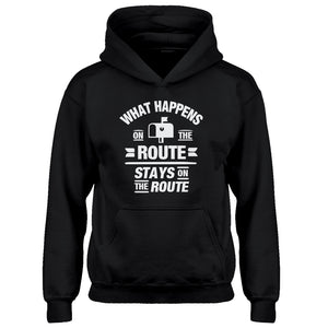 Hoodie What Happens on the Route Stays on the Route Kids Hoodie