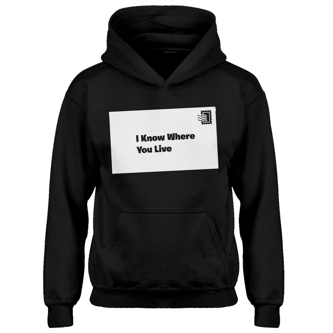Youth I Know Where You Live Kids Hoodie