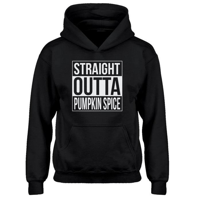 Youth Straight Outta Pumpkin Spice Kids Hoodie