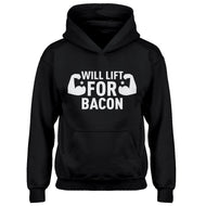 Hoodie Will Lift for Bacon Kids Hoodie