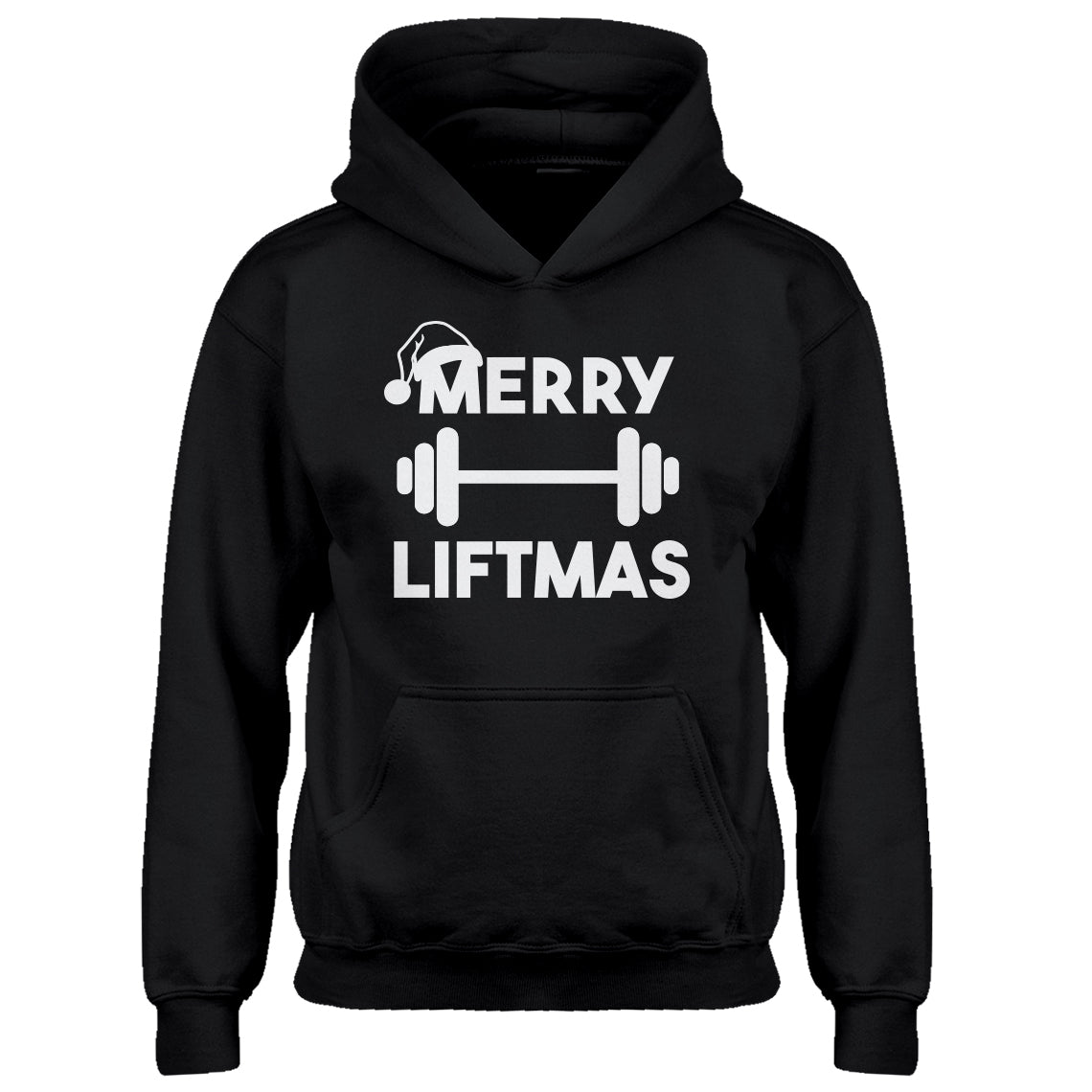 Youth Merry Liftmas Kids Hoodie
