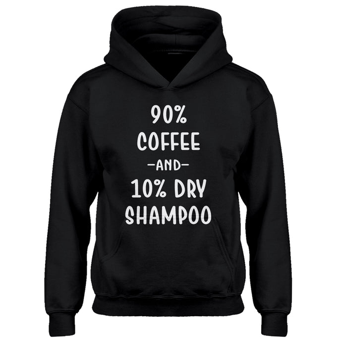 Hoodie 90% Coffee 10% Dry Shampoo Kids Hoodie