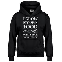 Hoodie I Grow My Own Food Kids Hoodie