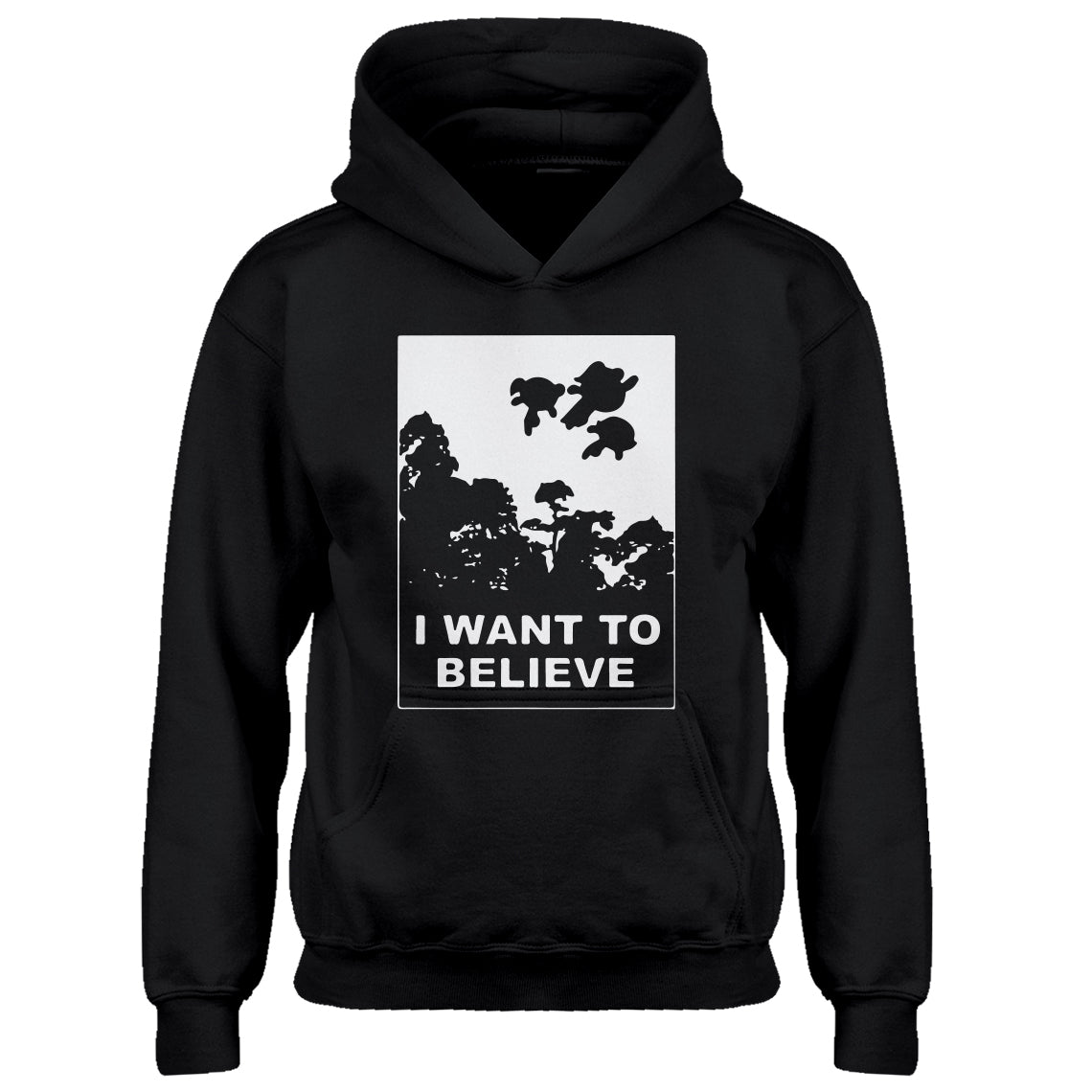 Youth I Want to Believe Super Girls Kids Hoodie