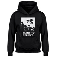 Youth I Want to Believe Super Girls Kids Hoodie