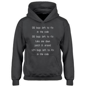 Hoodie 99 Bugs in the Code Kids Hoodie