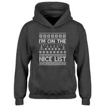 Hoodie Im on the Nice List Kids Hoodie