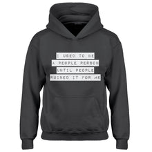 Hoodie I used to be a People Person Kids Hoodie