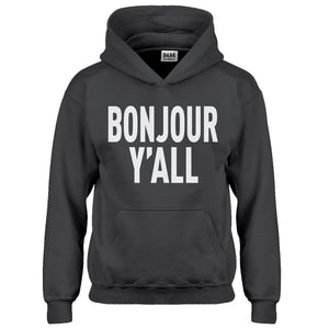 Hoodie Bonjour Yall Kids Hoodie