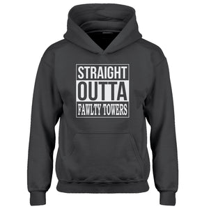 Youth Straight Outta Fawlty Towers Kids Hoodie